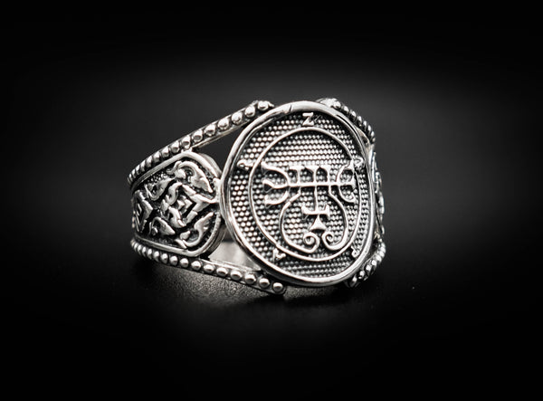 Seal of Zepar Sigil Demon Ring 925 Sterling Silver Size 6-15