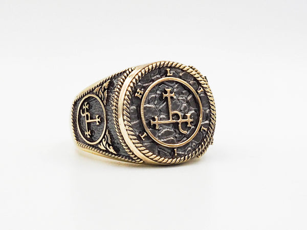 Seal of Lilth Demon Ring Brass Jewelry Size 6-15