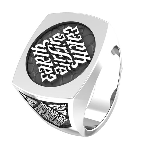 Illuminati Ring, Men's Ring, Agent Masonic Ring 925 Sterling Silver Size 6-15