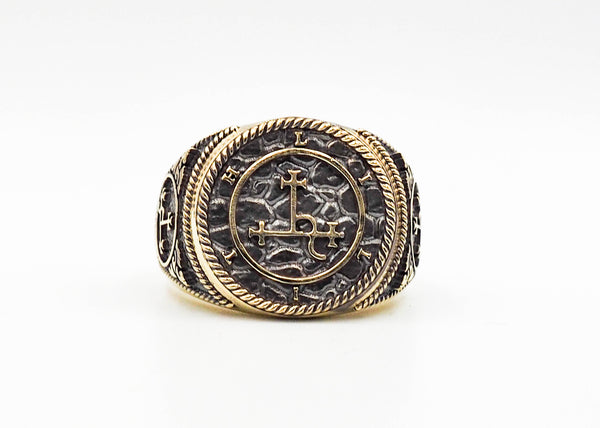 Seal of Lilth Demon Ring Brass Jewelry Size 6-15