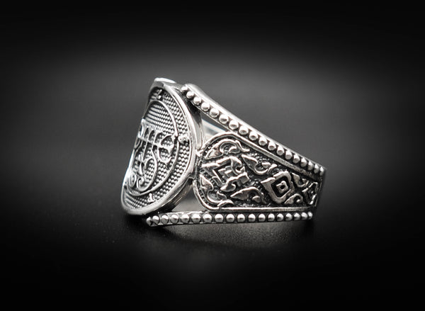Seal of Zepar Sigil Demon Ring 925 Sterling Silver Size 6-15
