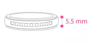 White Quartz - 925 Sterling Silver Band - For Casual Wedding or Engagement - Engravable and Customized Options Available-  Silver ring (R92)