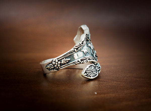 Elephant spoon ring deals