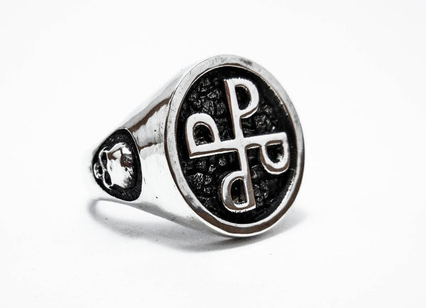 925 Sterling Silver Skull Ring Style Heavy Biker Rocker Men's Jewelry